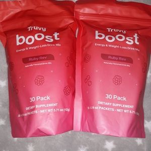2 bags of unopened truvy boost ruby red
